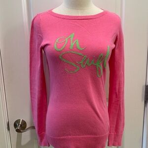 Lilly Pulitzer Oh Shift cotton sweater size Small This